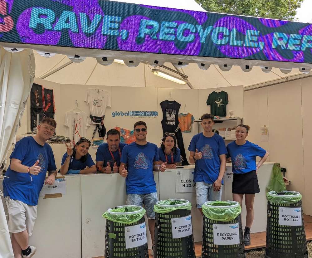 Recycling point KAPPA futur Festival