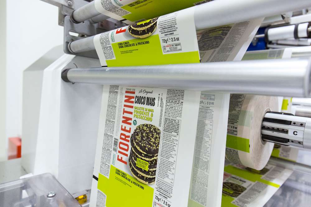 A flexible packaging line