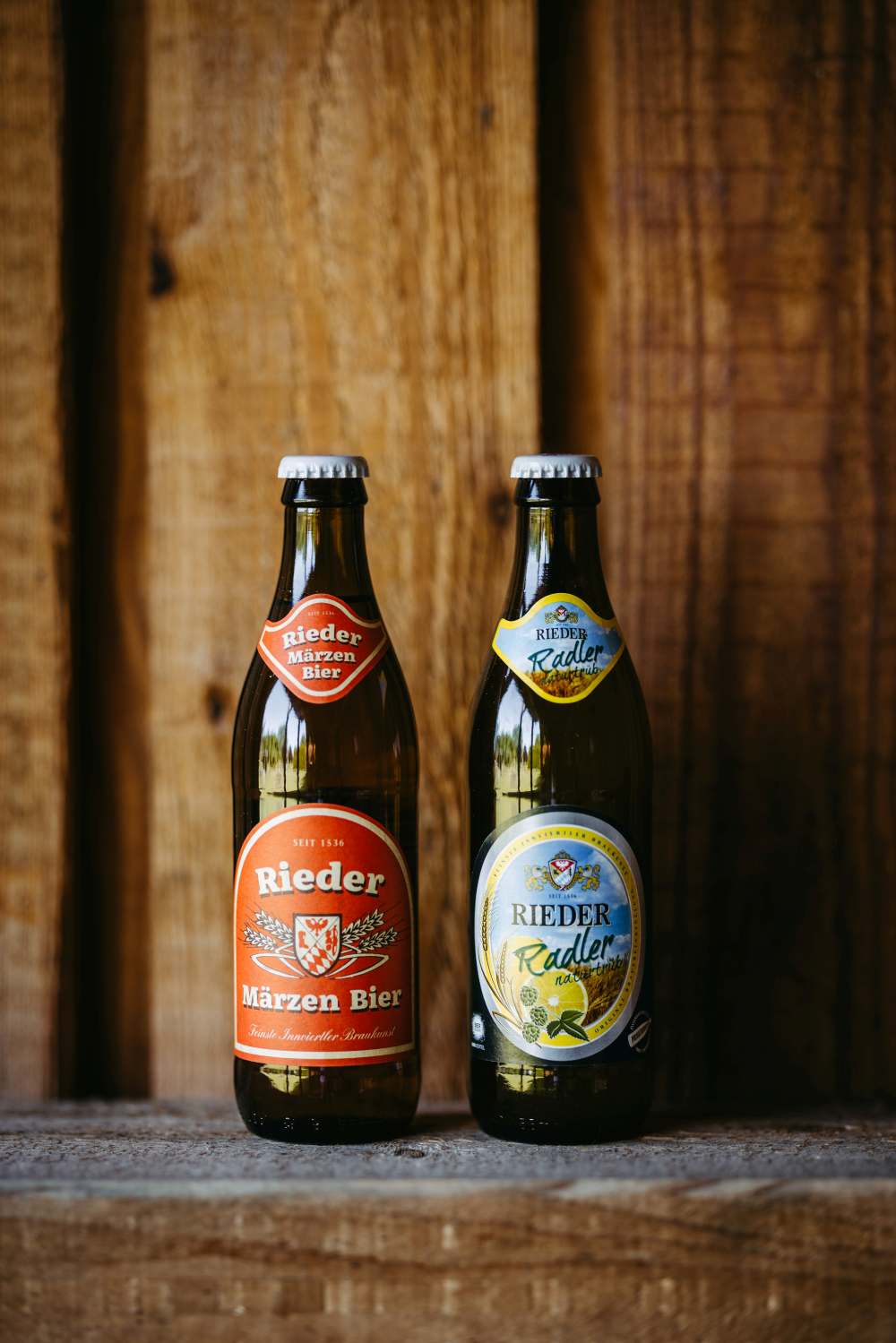 Rieder beer bottle
