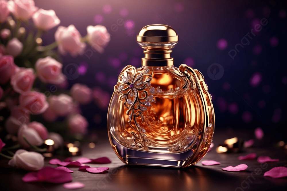 A luxury glass bottle 