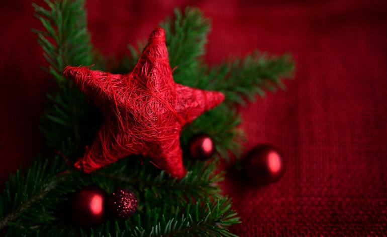 A Christmas star