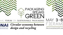 Sessione di PACKAGING SPEAKS GREEN, 4 maggio 2022, dalle h.11.30 alle h.13.00, Hall 5 a IPACK-IMA